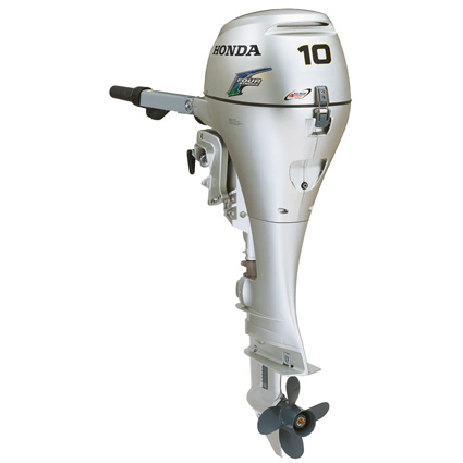 Honda 10hp Outboard, Long Shaft, Electric Start, Tiller ...