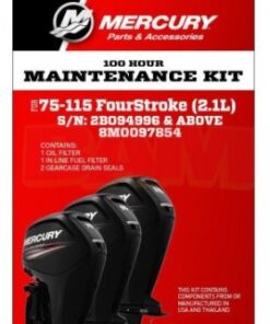 Mercury 100hr Maintenance Kit F75hp-F115hp (2.1ltr)