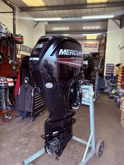 Used Mercury F115hp XL Shaft Command Thrust - Long Shaft Conversion Available - Image 6