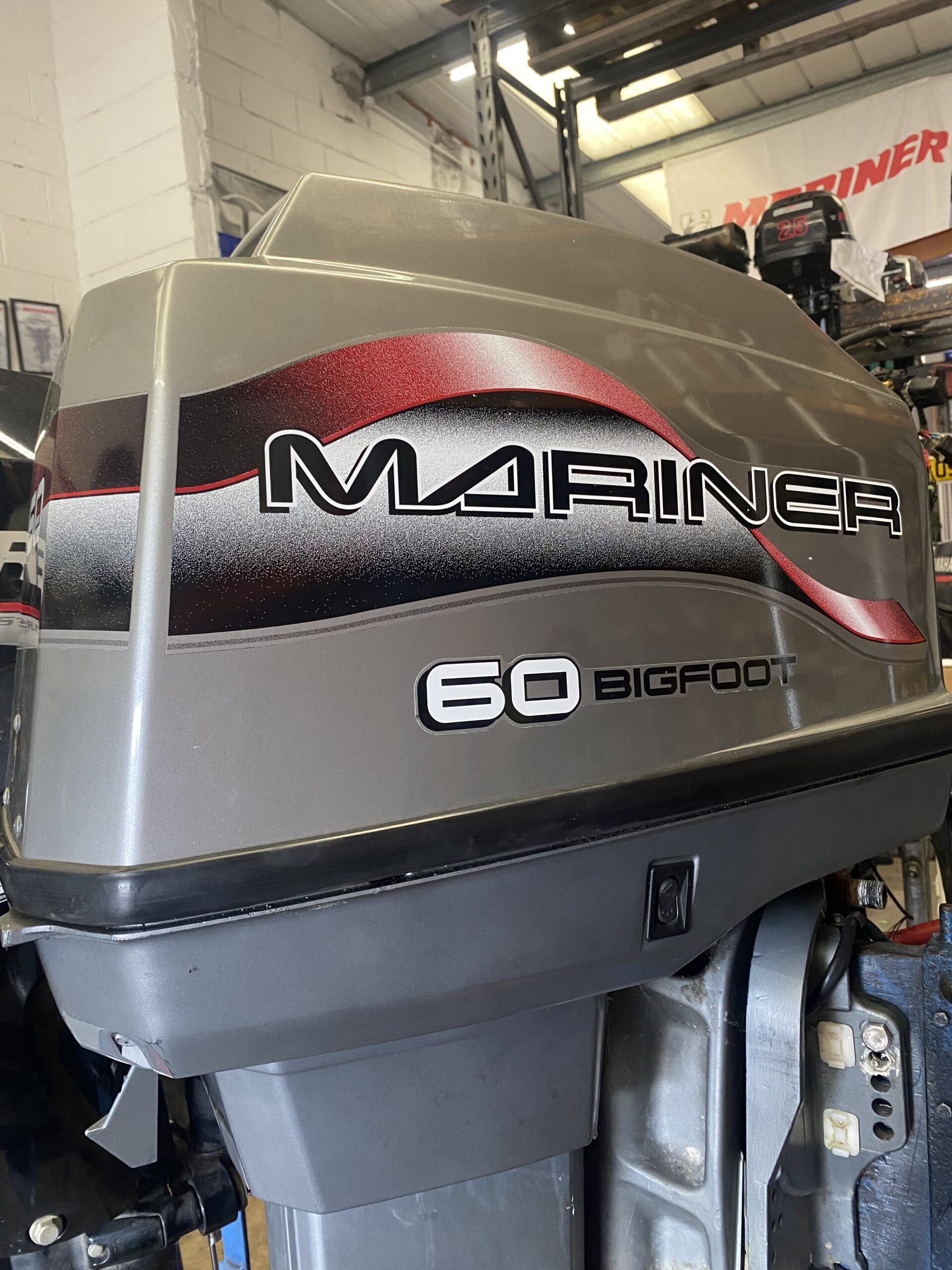 Used Mariner 60hp Long Shaft (Big Foot)