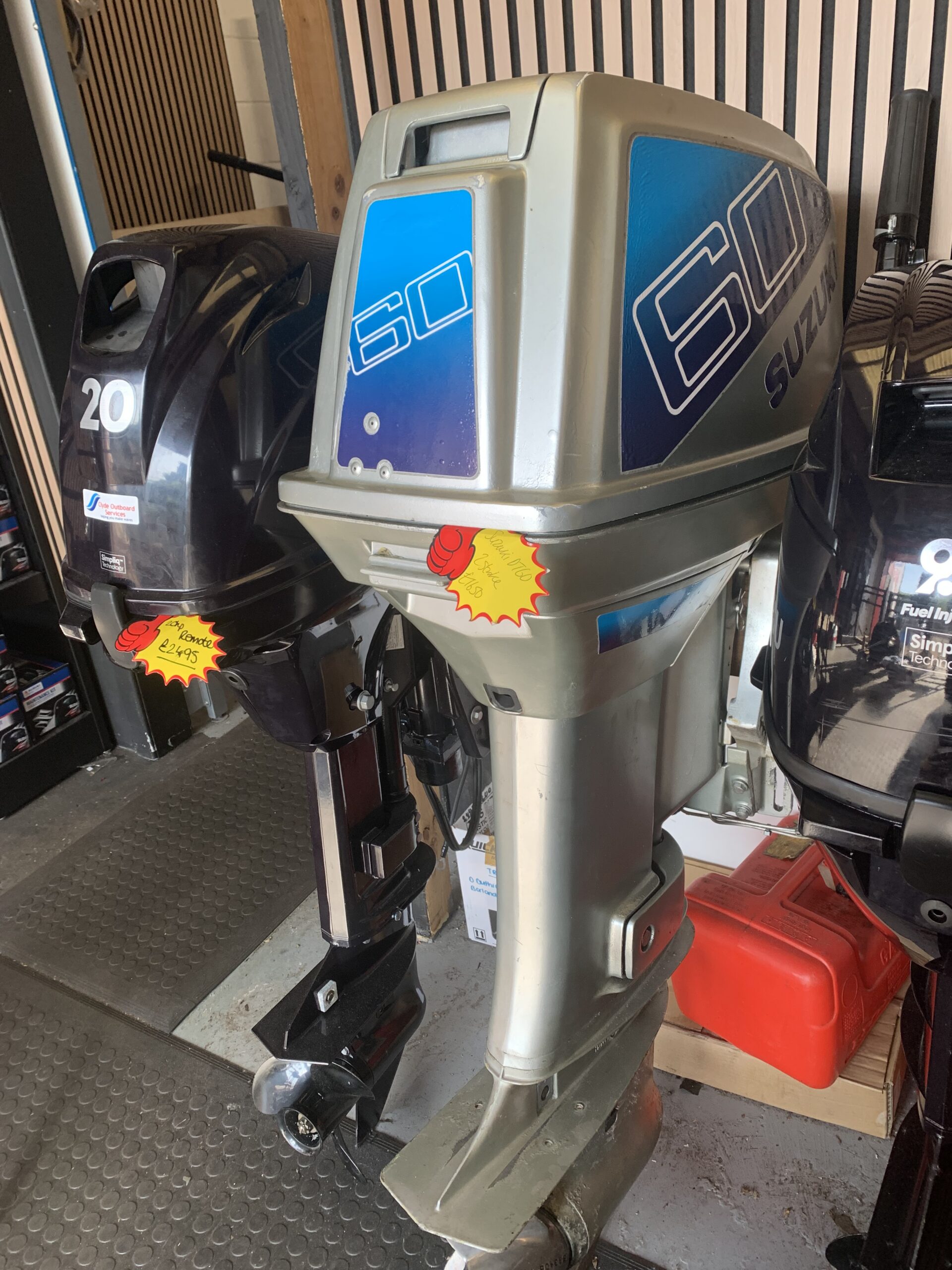 Used Suzuki 60hp Long Shaft