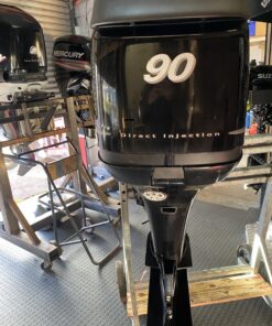 Alternative view of Used Optimax 90hp Long Shaft